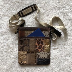 Patchwork Coach Crossbody